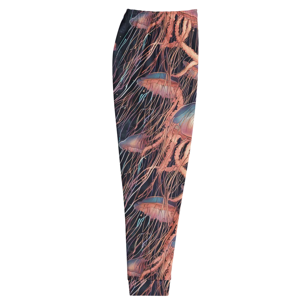 Neon Medusa on Men's Joggers — Right