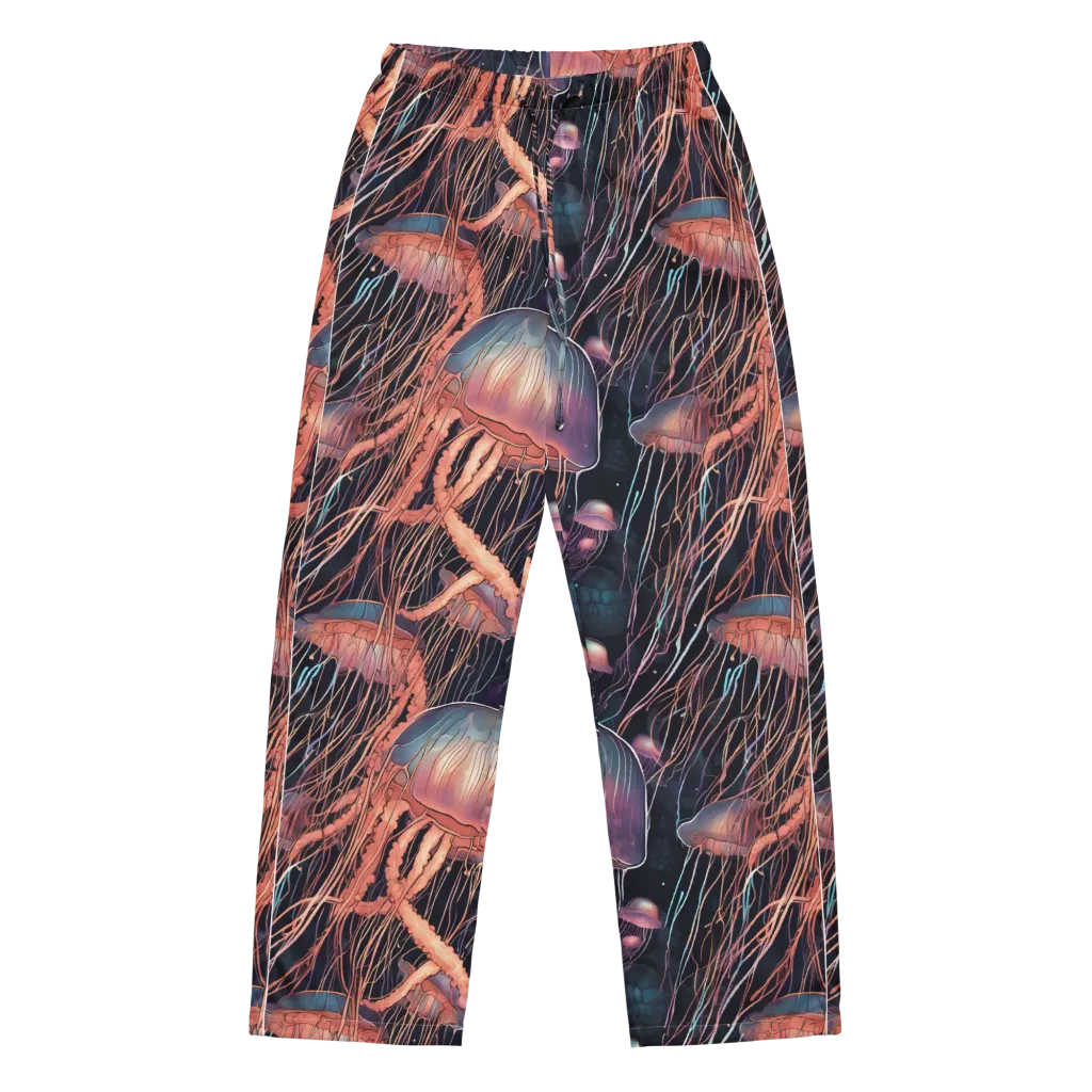 Neon Medusa on Women's Pajama Pants — Front