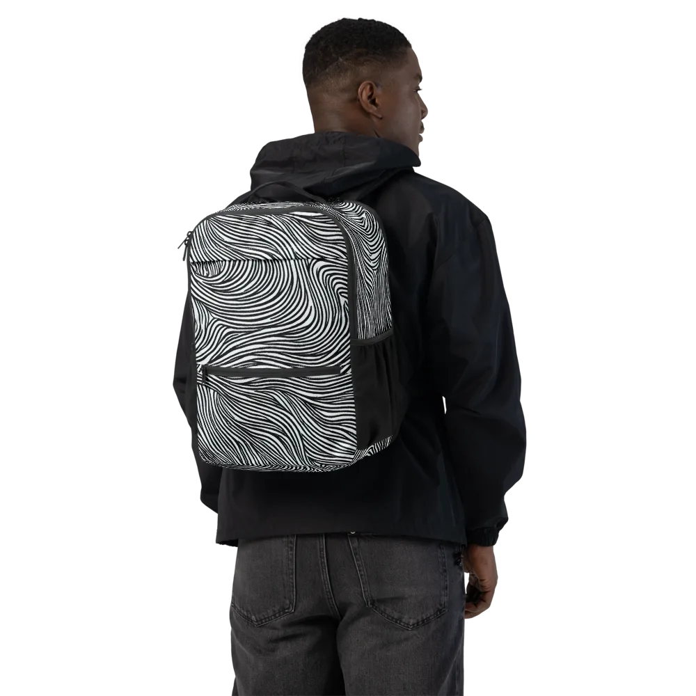 Ink Current on Utility Backpack — Back