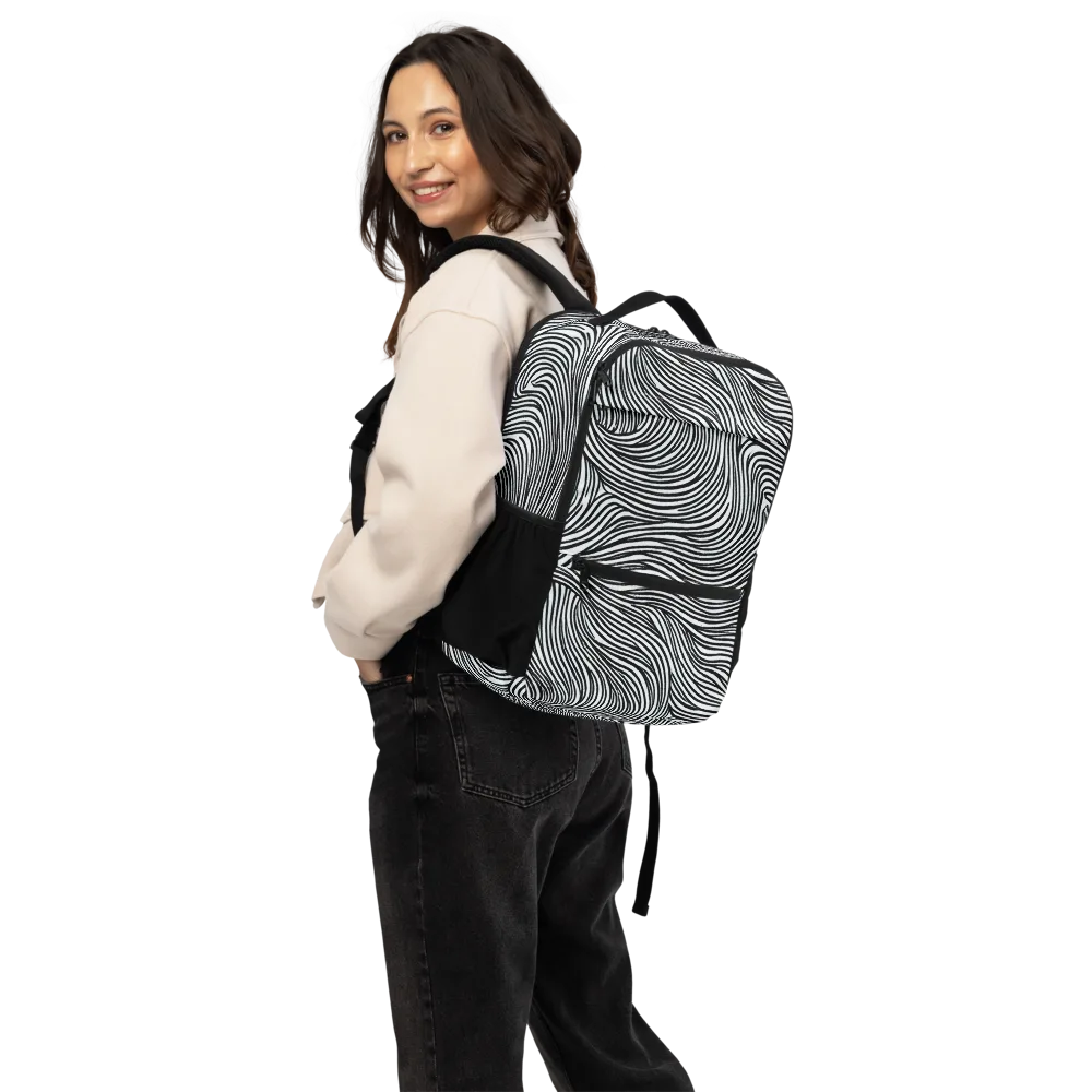 Ink Current on Utility Backpack — Back