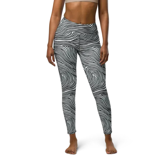 Ink Current on a Yoga Leggings