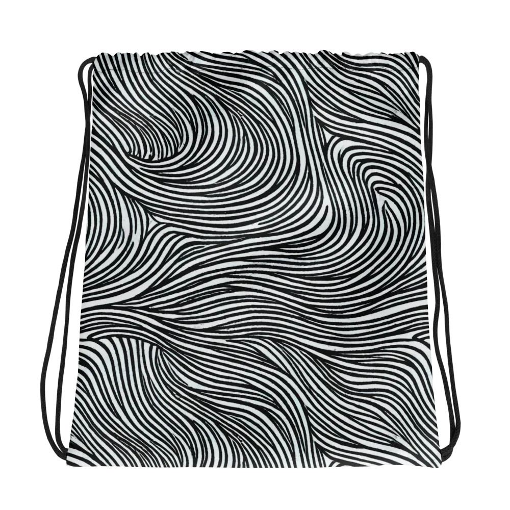 Ink Current on Drawstring Bag — Photo