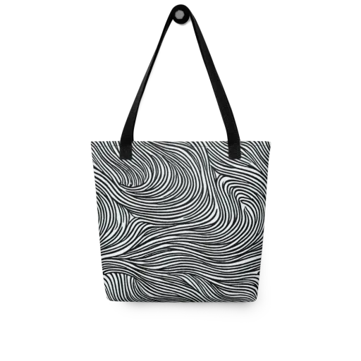 Ink Current on a Tote Bag