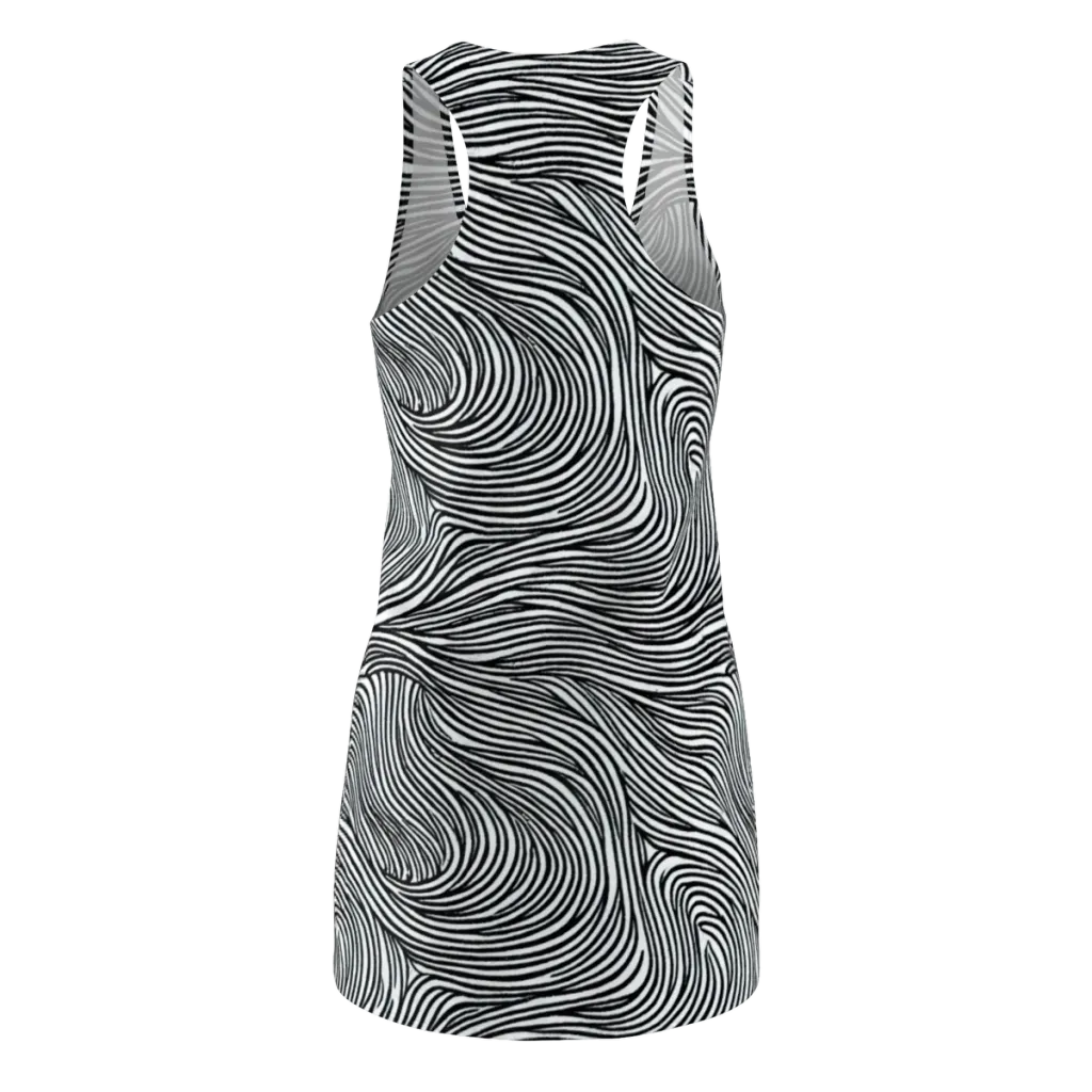 Ink Current on Racerback Dress — Back