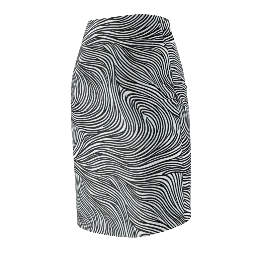 Ink Current on Pencil Skirt — Back Side