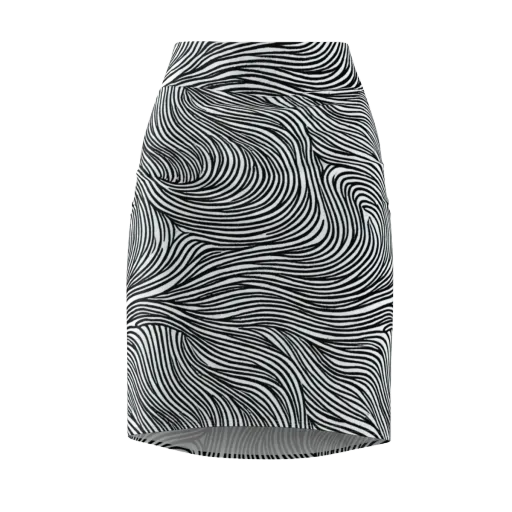 Ink Current on a Pencil Skirt