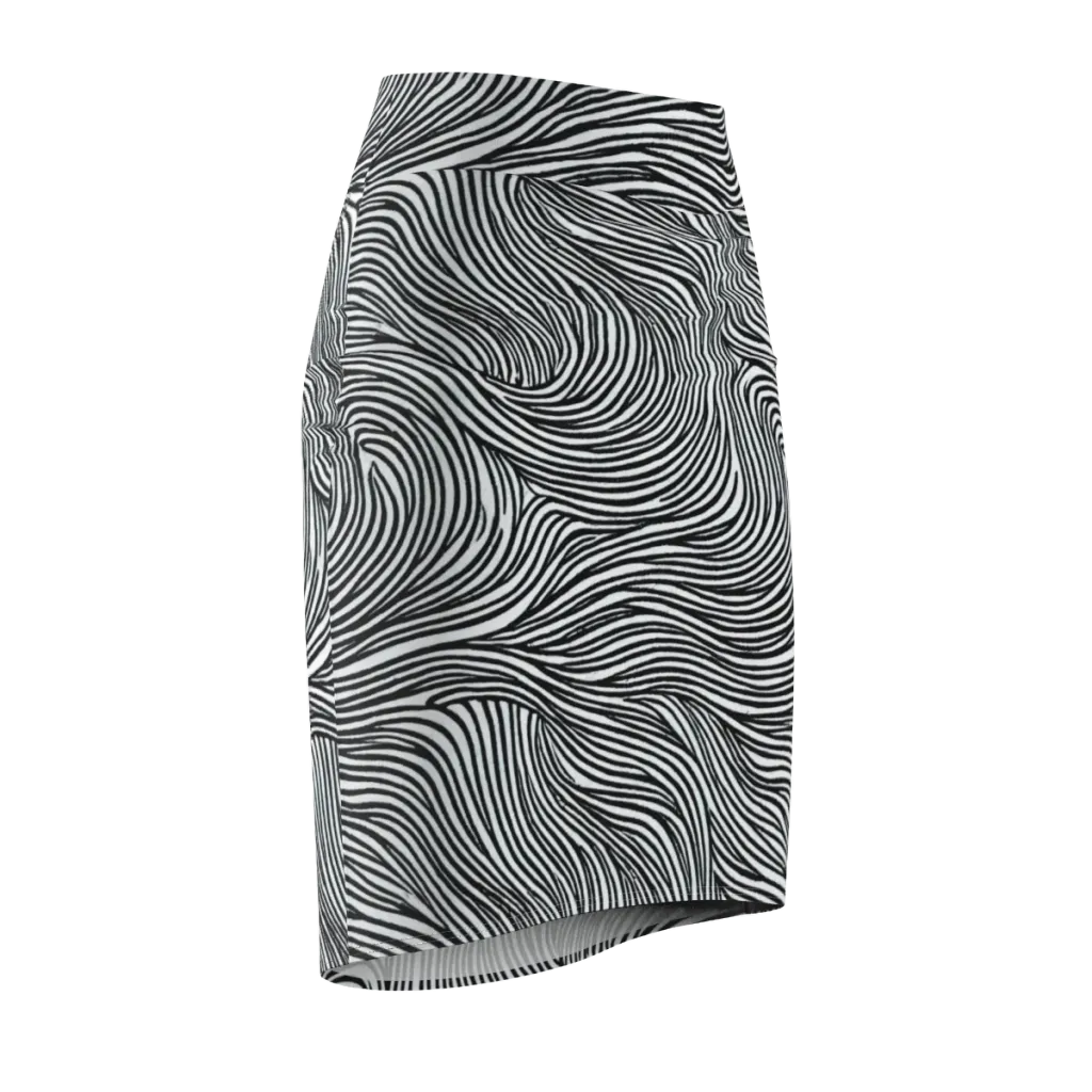 Ink Current on Pencil Skirt — Front Side