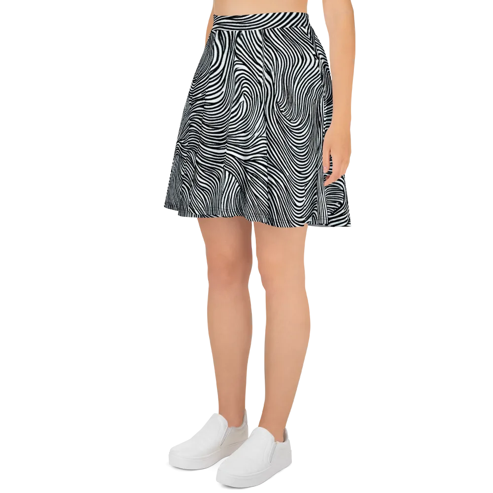 Ink Current on Skater Skirt — Left