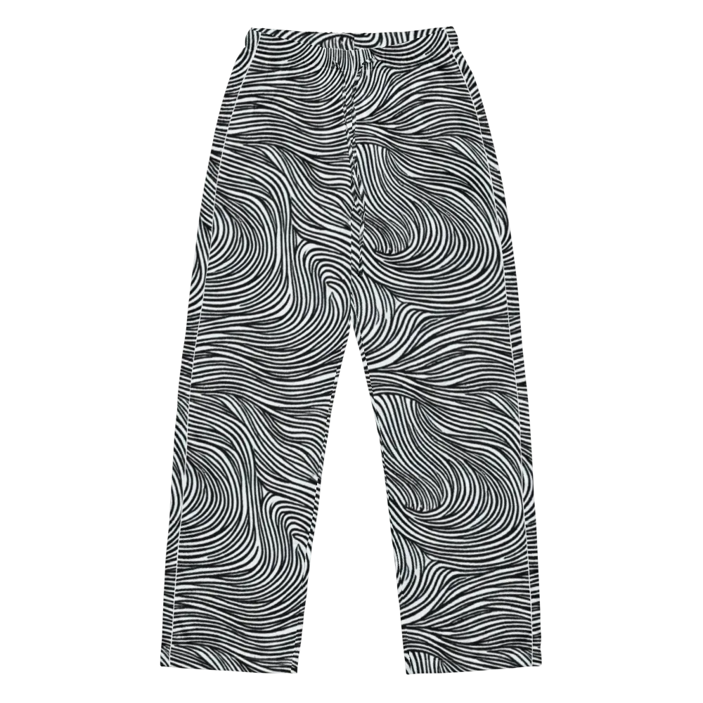 Ink Current on Women's Pajama Pants — Front