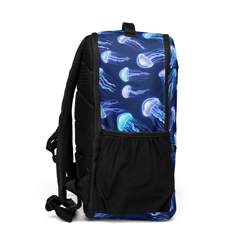 Electric Jellyfish on Utility Backpack — Right