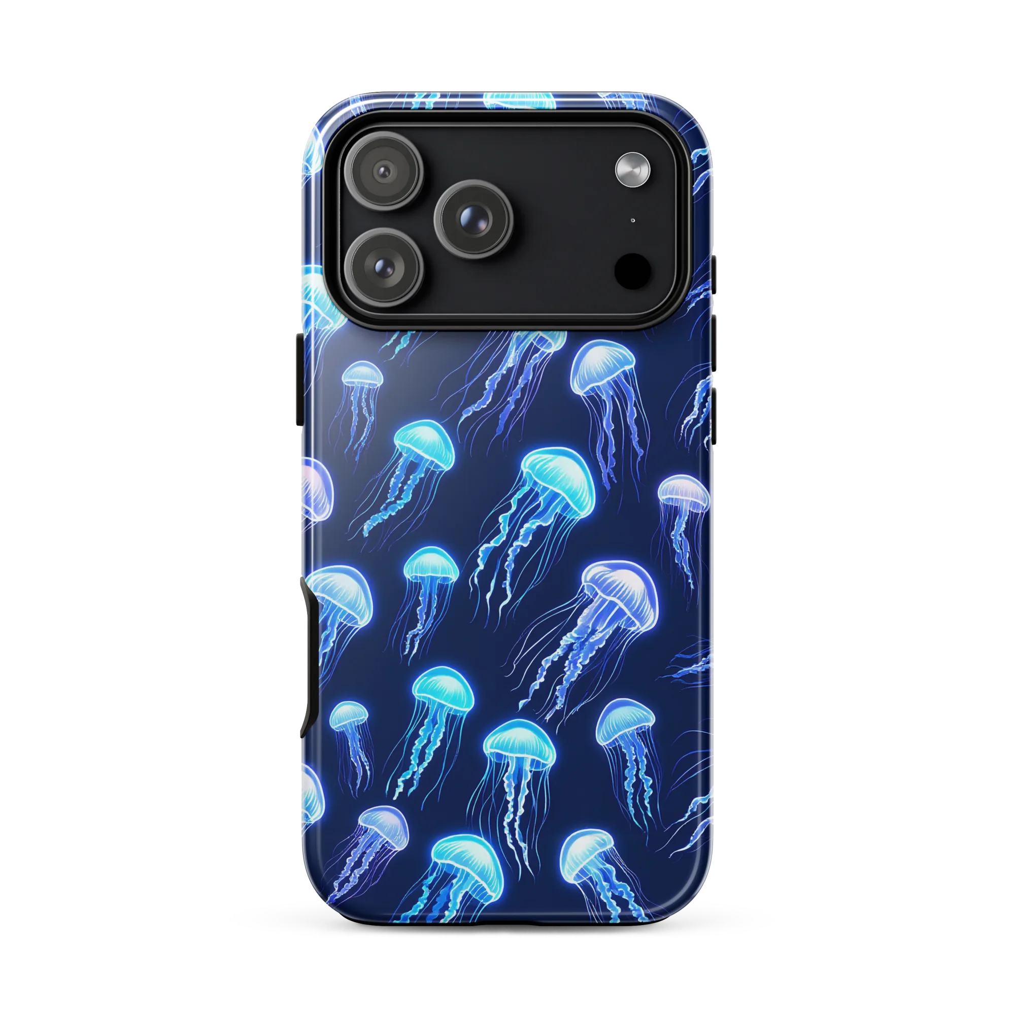 Electric Jellyfish on Tough Case for iPhone® — Front