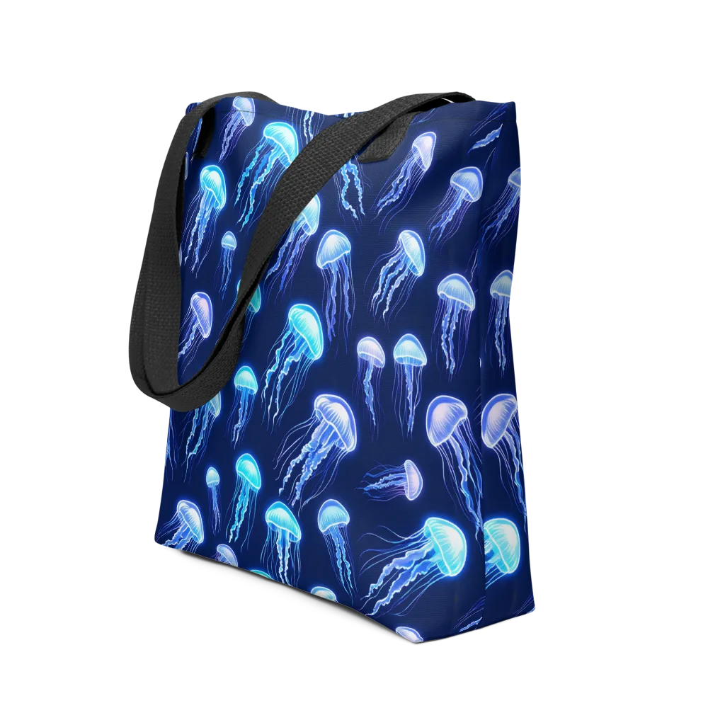 Electric Jellyfish on Tote Bag — Front