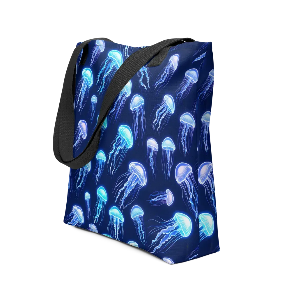 Electric Jellyfish on Tote Bag — Front