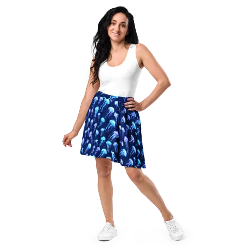 Electric Jellyfish on a Skater Skirt