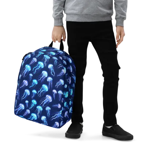 Electric Jellyfish on a Minimalist Backpack