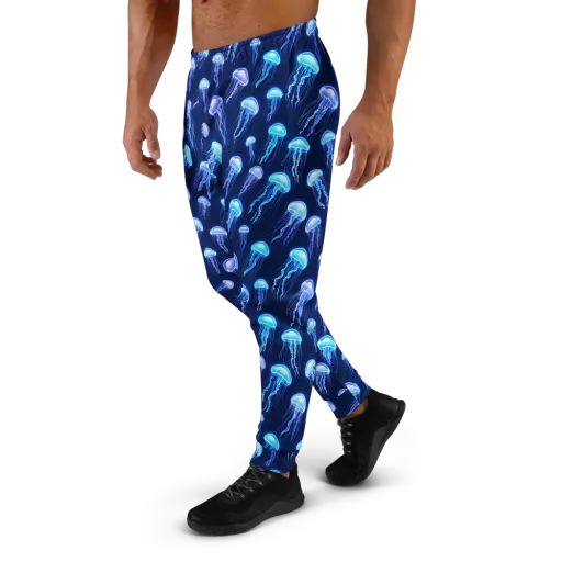 Electric Jellyfish on a Men's Joggers
