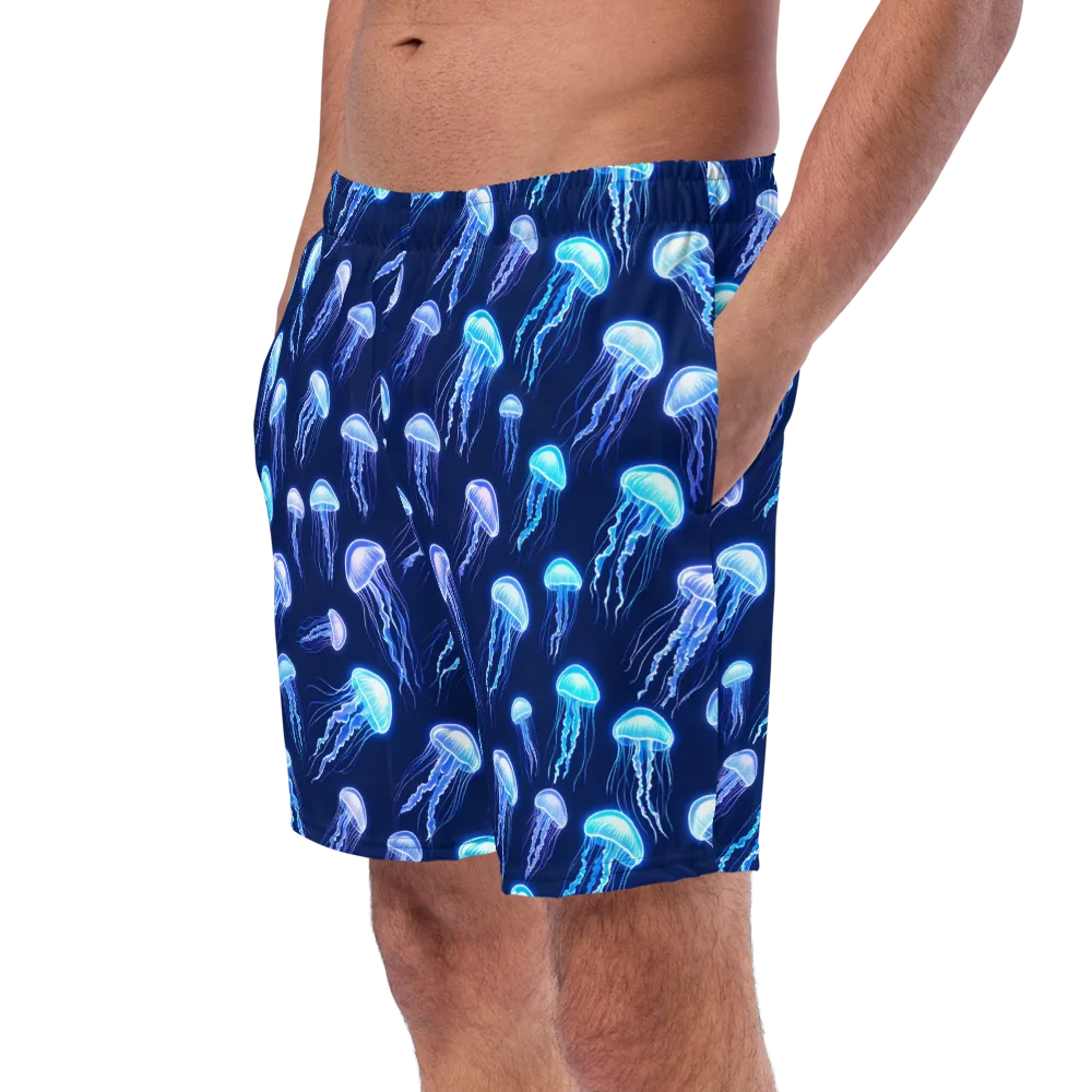 Electric Jellyfish on Swim Trunks — Left Front