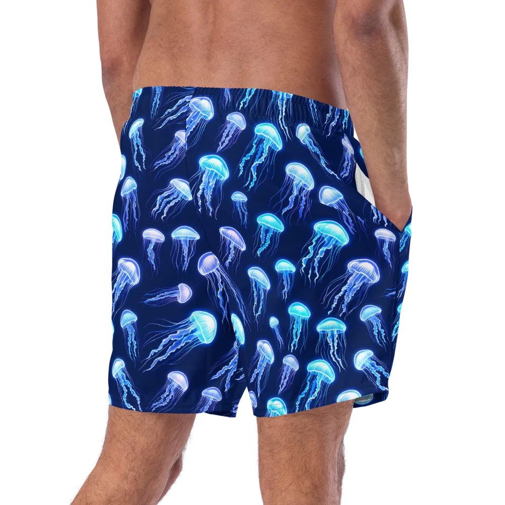 Electric Jellyfish on Swim Trunks — Right Back