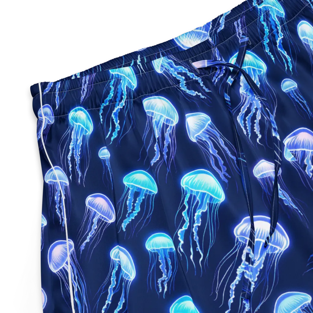 Electric Jellyfish on Women's Pajama Shorts — Product details