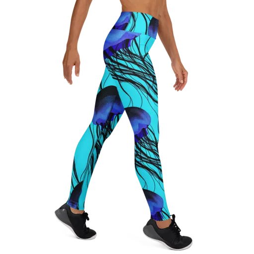 Electric Jelly on a Yoga Leggings