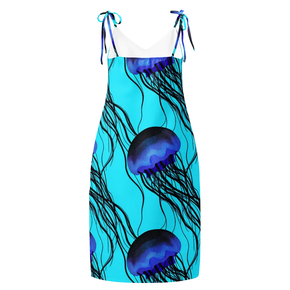 Electric Jelly on Slip Dress — Back