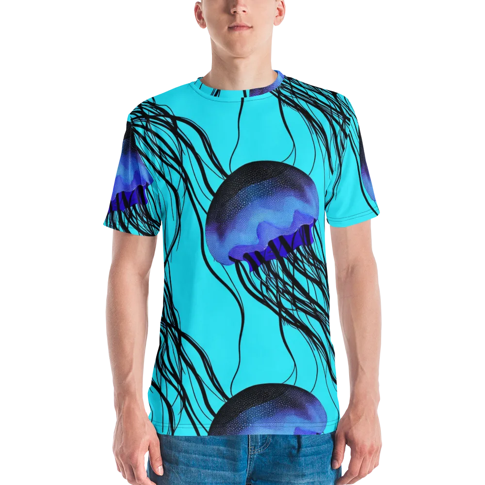 Electric Jelly on Men's Crew Neck T-Shirt — Front