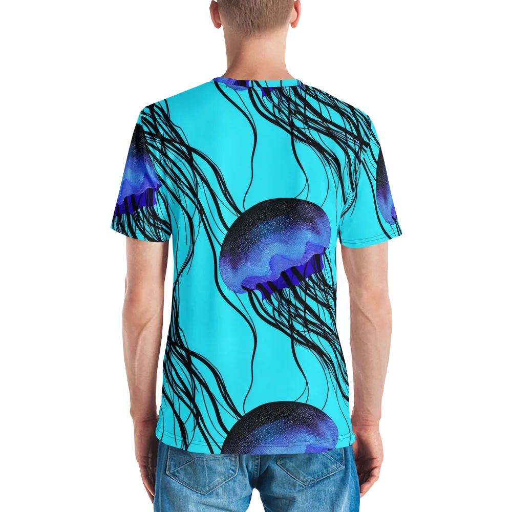 Electric Jelly on Men's Crew Neck T-Shirt — Back