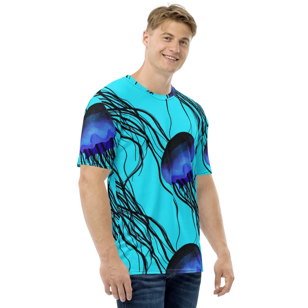 Electric Jelly on Men's Crew Neck T-Shirt — Right