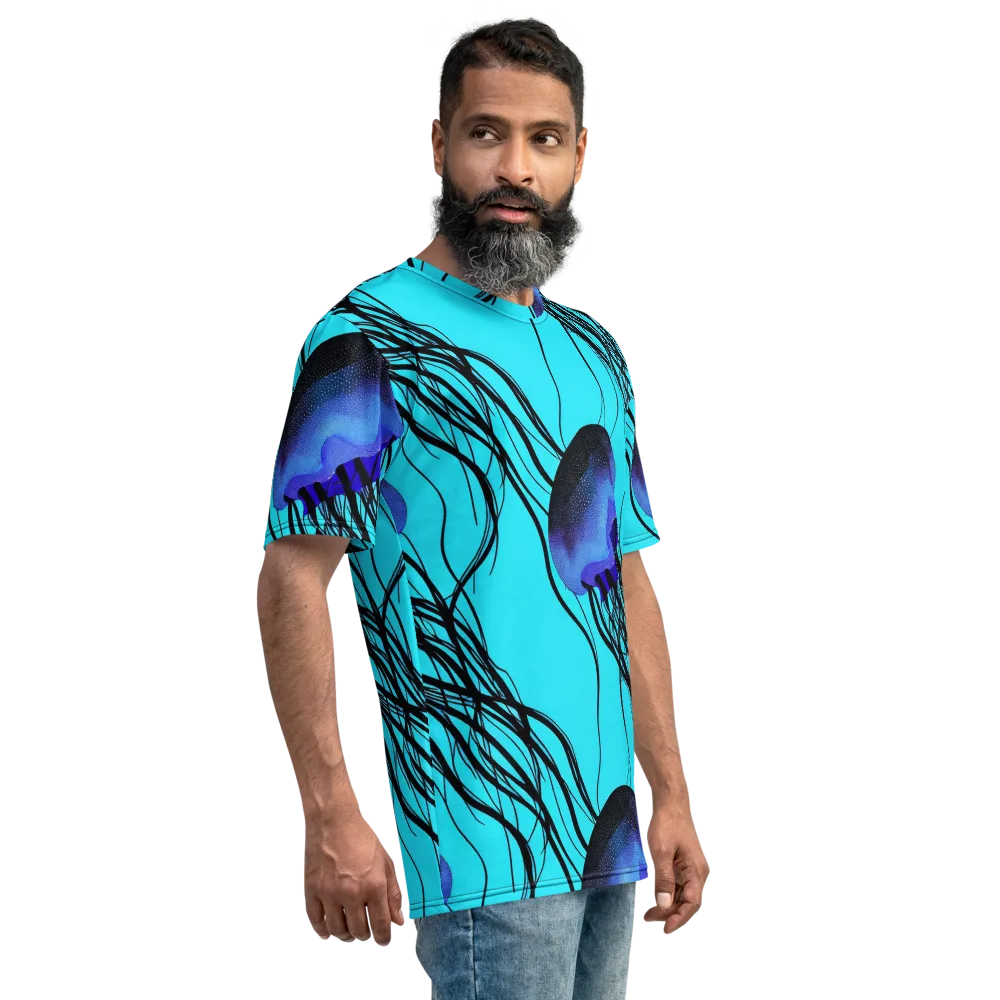 Electric Jelly on Men's Crew Neck T-Shirt — Right