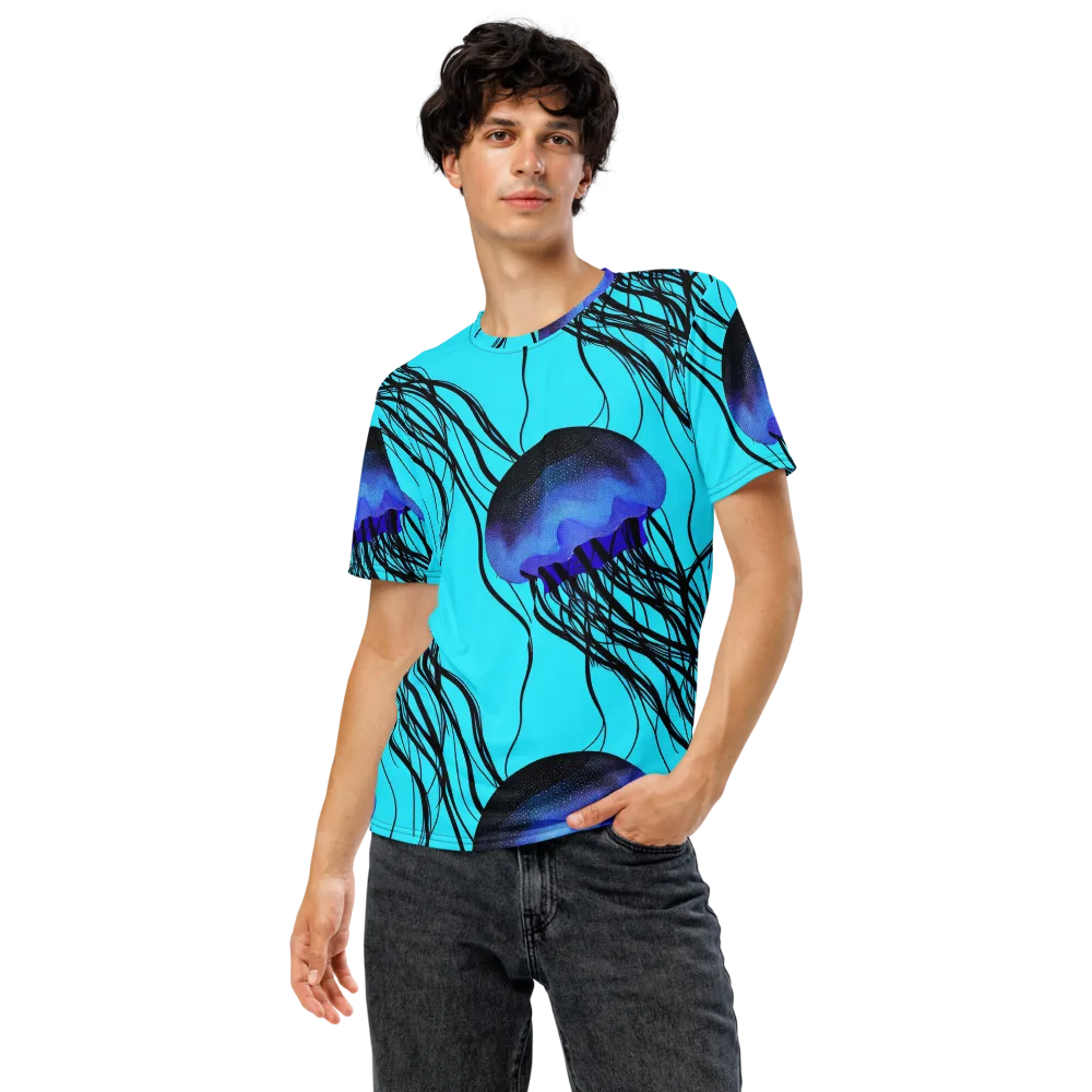 Electric Jelly on Men's Crew Neck T-Shirt — Front