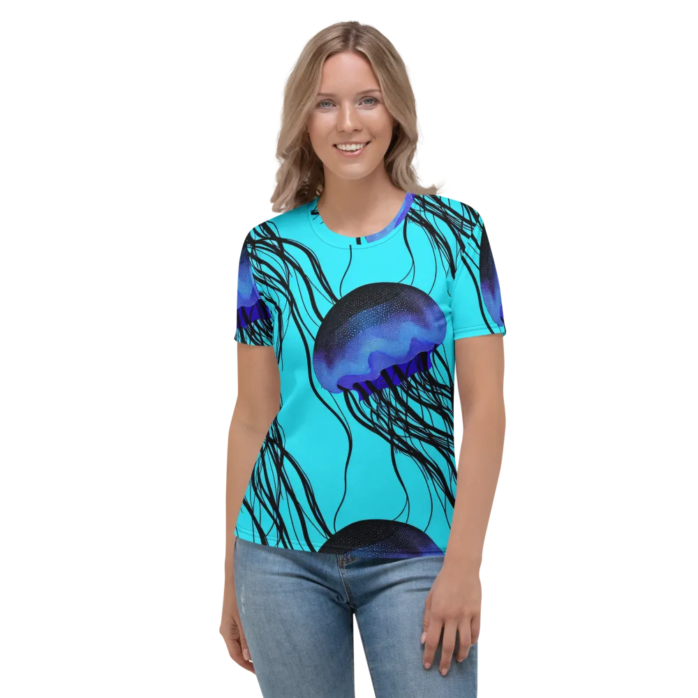 Electric Jelly on Women's Crew Neck T-Shirt — Front