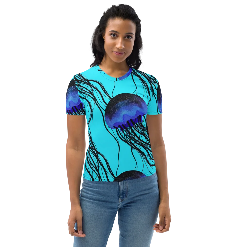 Electric Jelly on Women's Crew Neck T-Shirt — Front