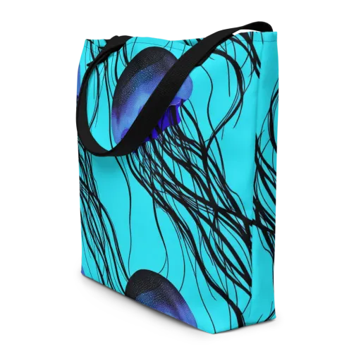 Electric Jelly on a Large Tote Bag W/ Pocket