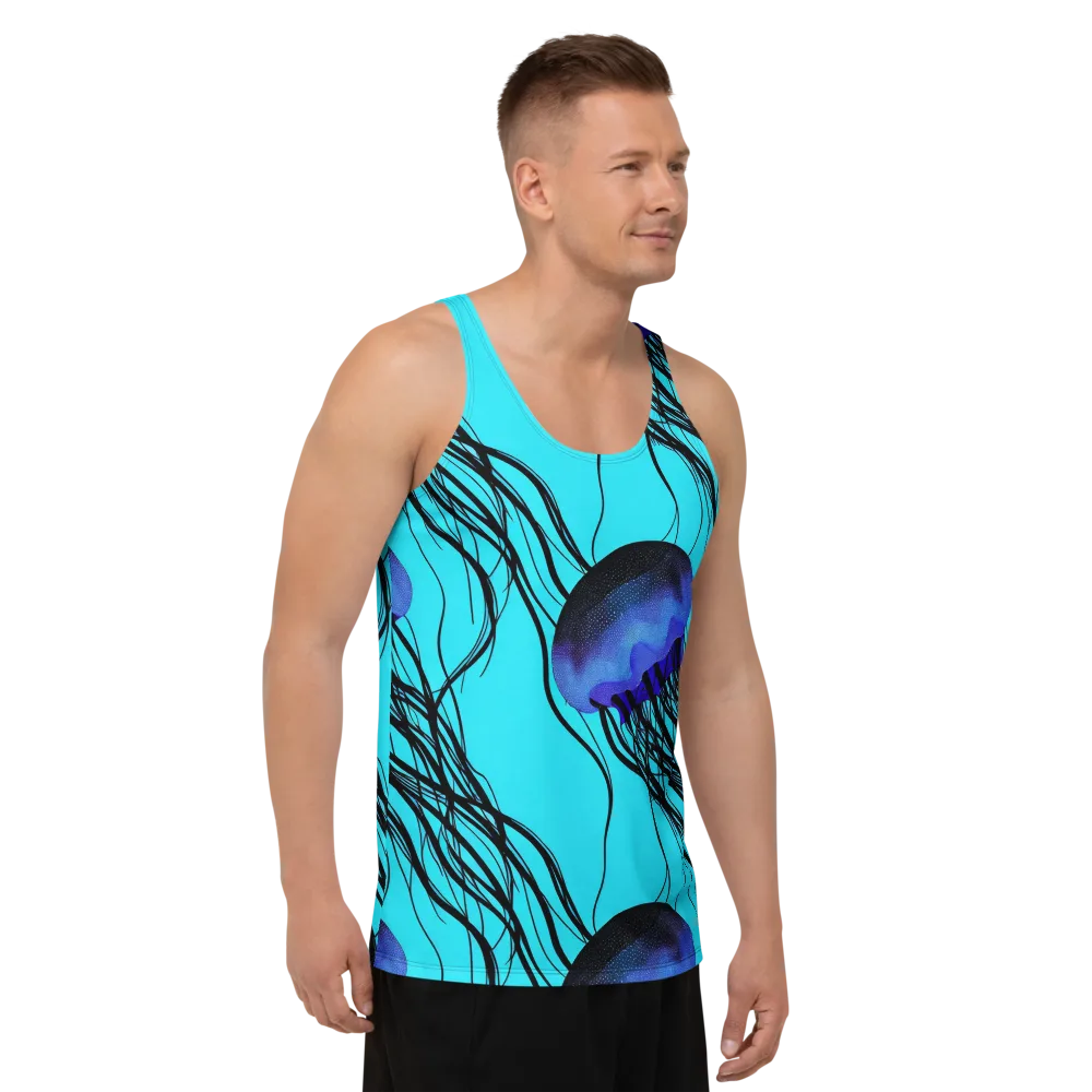 Electric Jelly on Men's Tank Top — Right Front