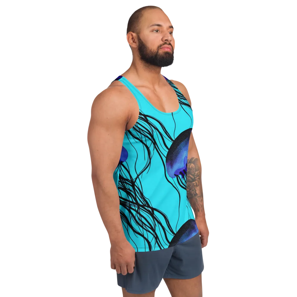 Electric Jelly on Men's Tank Top — Right Front