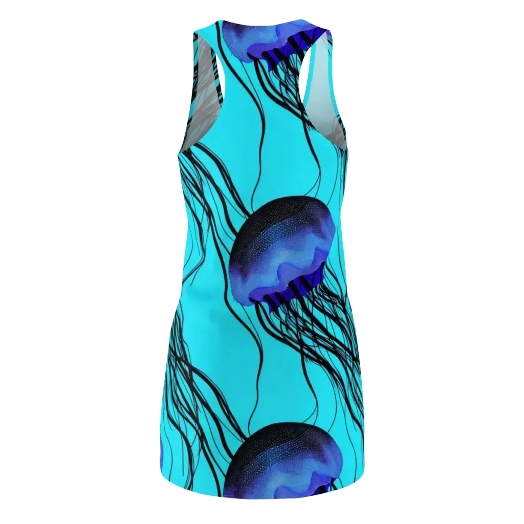 Electric Jelly on Racerback Dress — Back