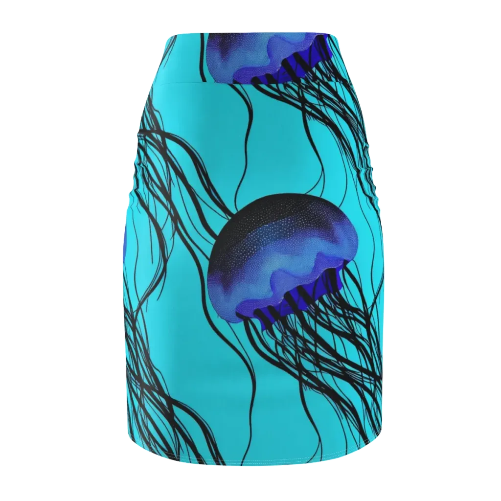 Electric Jelly on Pencil Skirt — Back