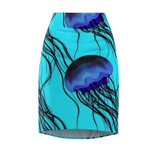 Electric Jelly on a Pencil Skirt