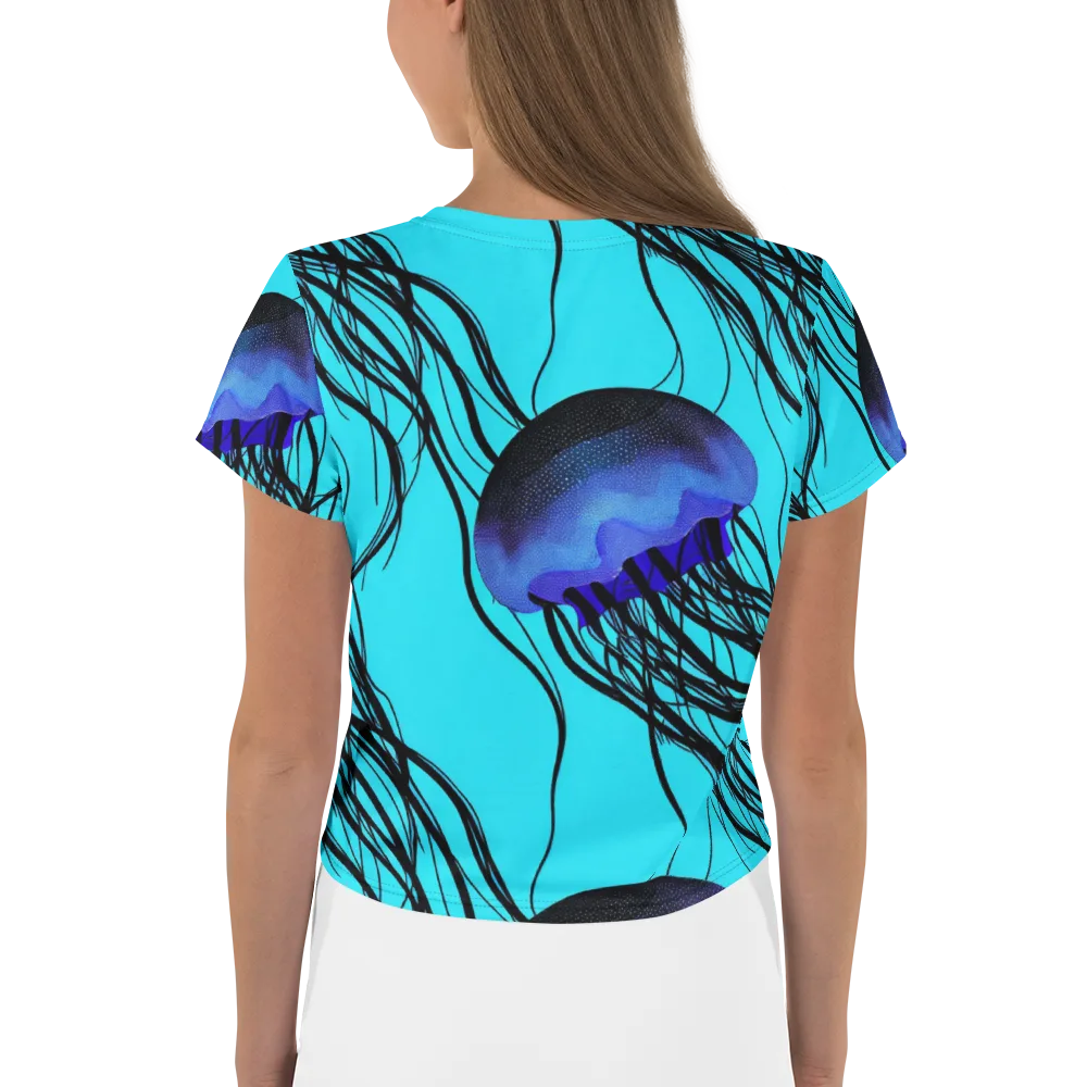 Electric Jelly on Crop Tee — Back