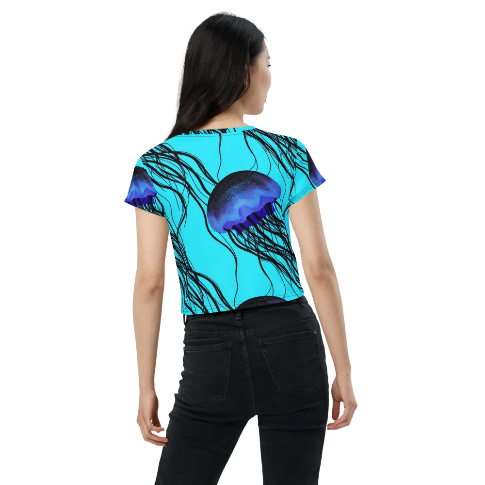 Electric Jelly on Crop Tee — Back