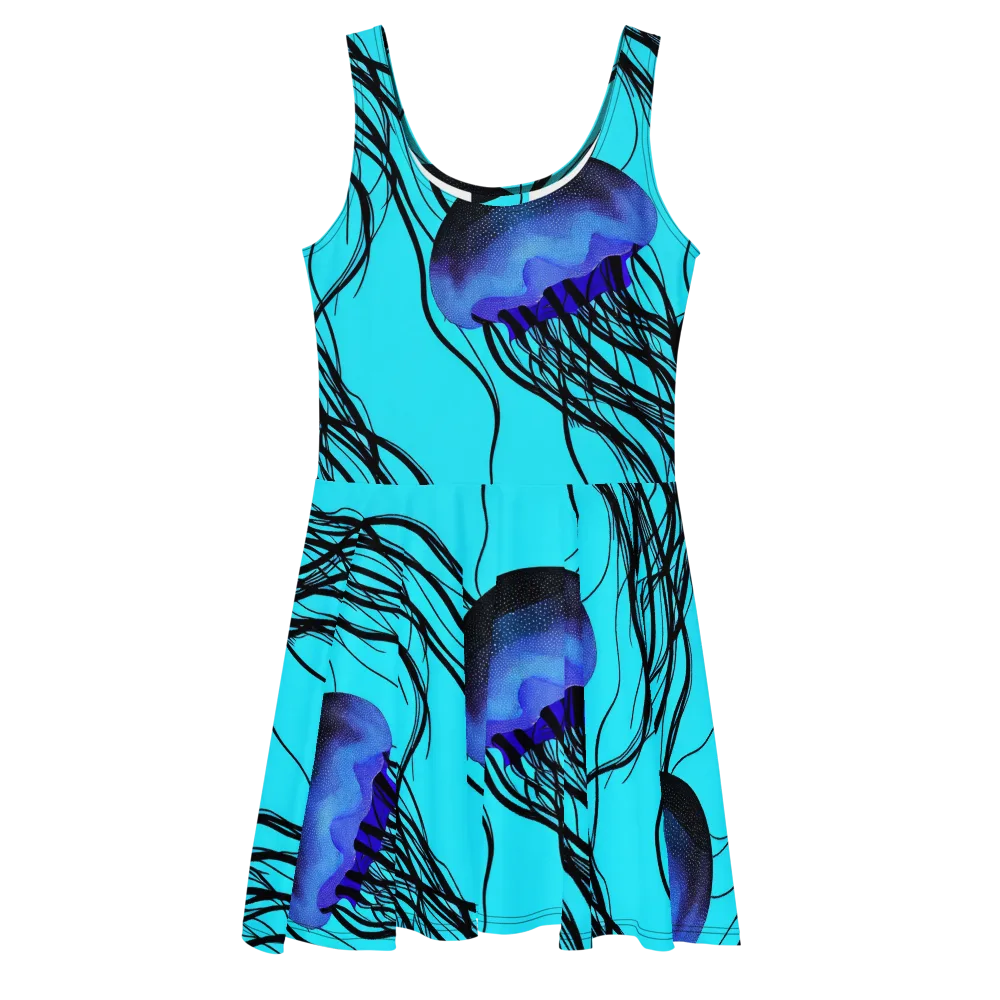 Electric Jelly on Skater Dress — Front