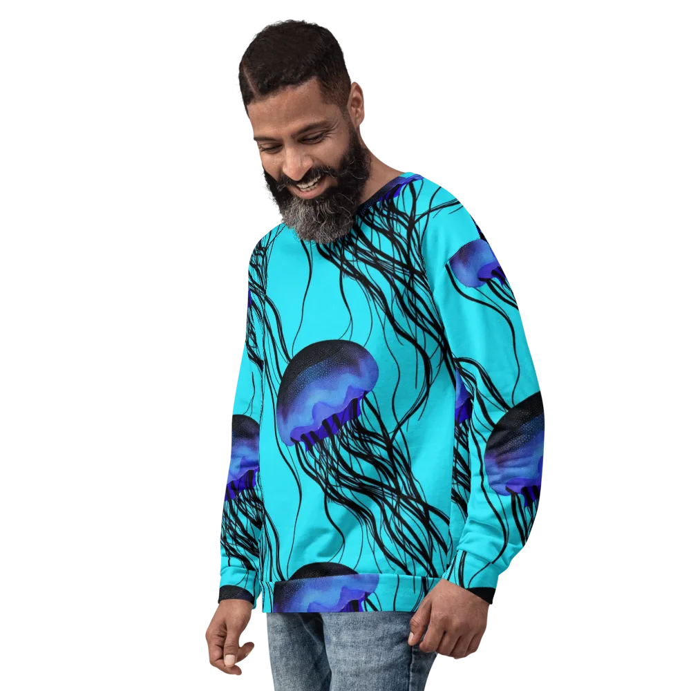 Electric Jelly on Sweatshirt — Left Front