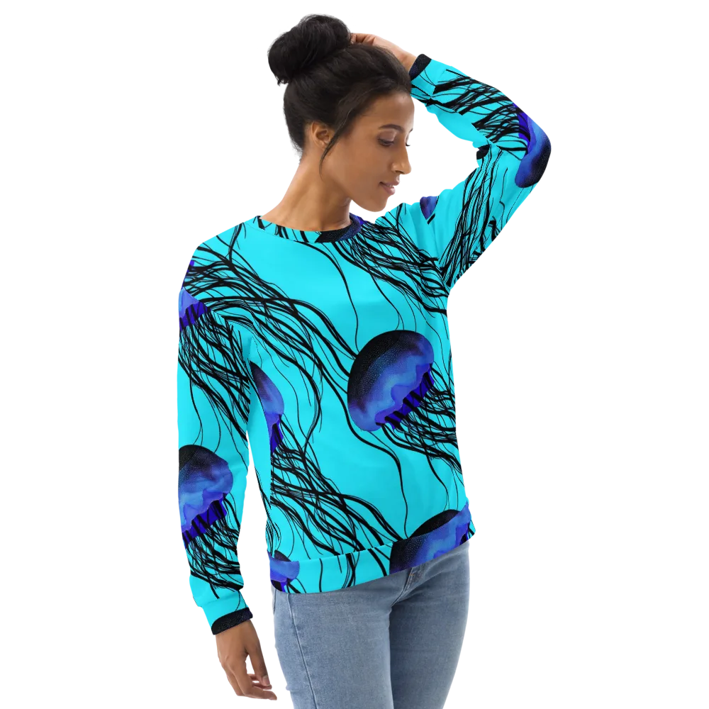 Electric Jelly on Sweatshirt — Right Front