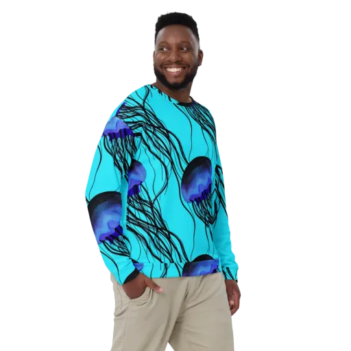 Electric Jelly on a Sweatshirt