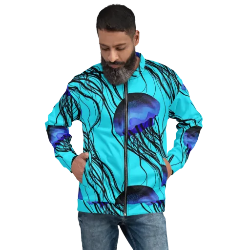 Electric Jelly on a Bomber Jacket