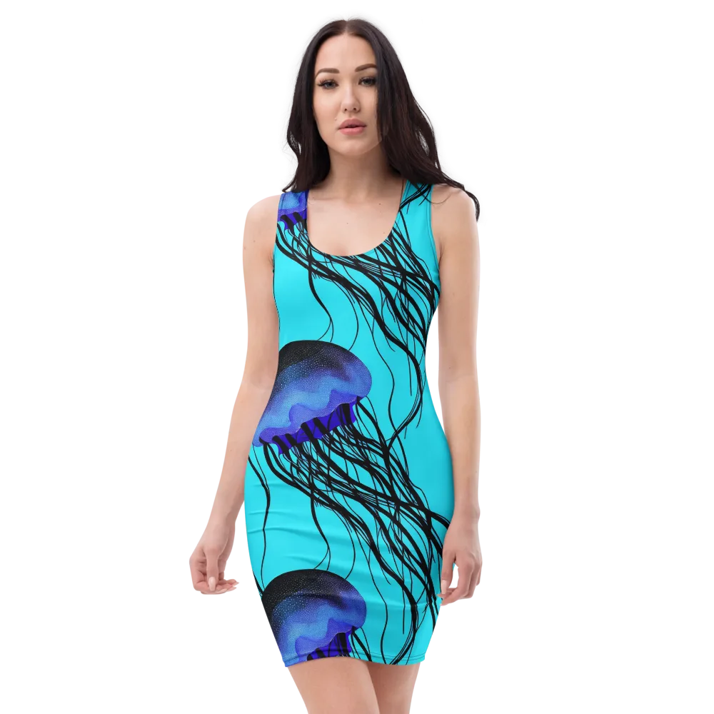 Electric Jelly on Bodycon Dress — Front