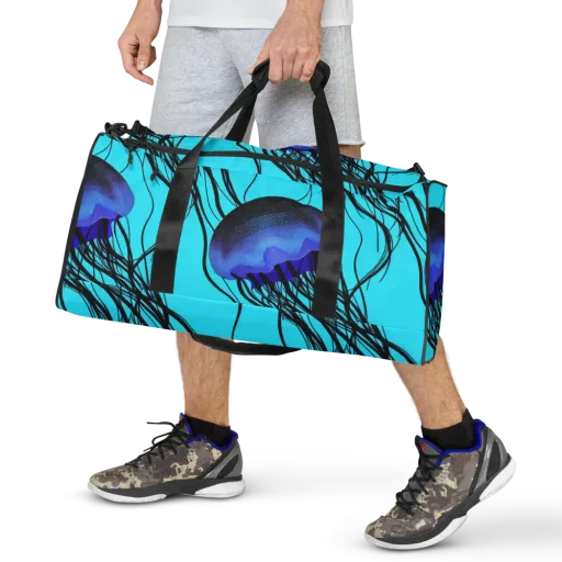 Electric Jelly on a Duffle Bag