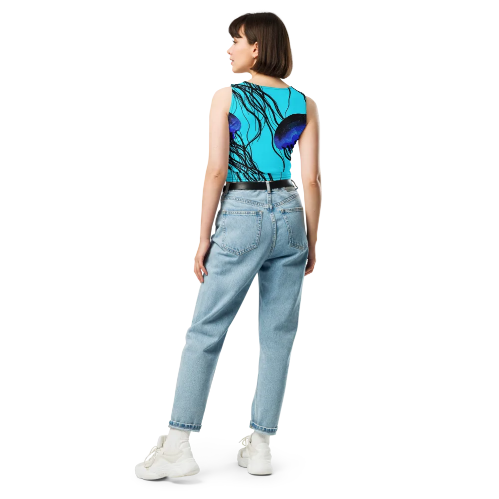 Electric Jelly on Crop Top — Back