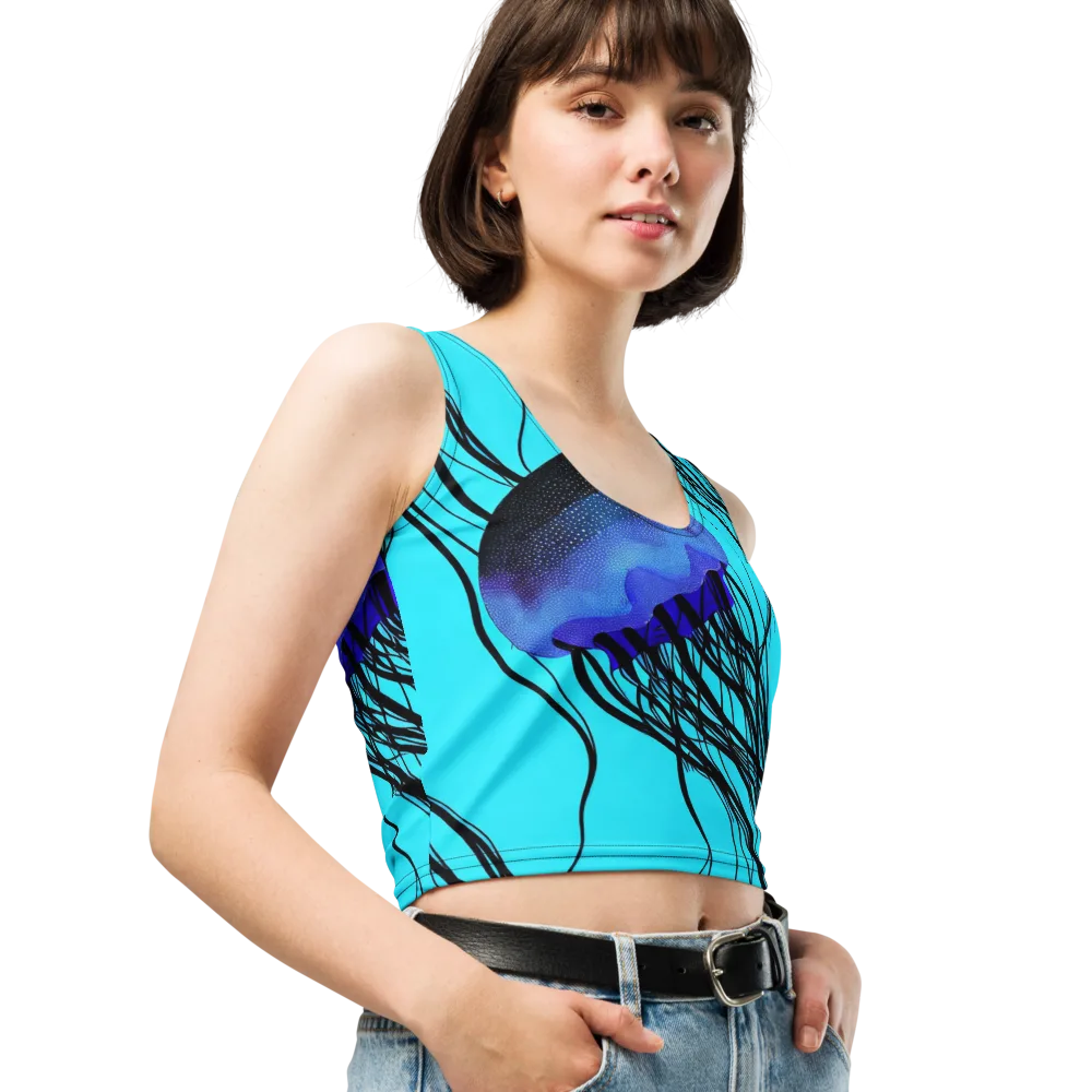 Electric Jelly on Crop Top — Right Front