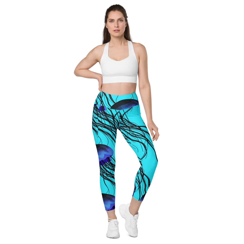 Electric Jelly on Leggings with Pockets — Front
